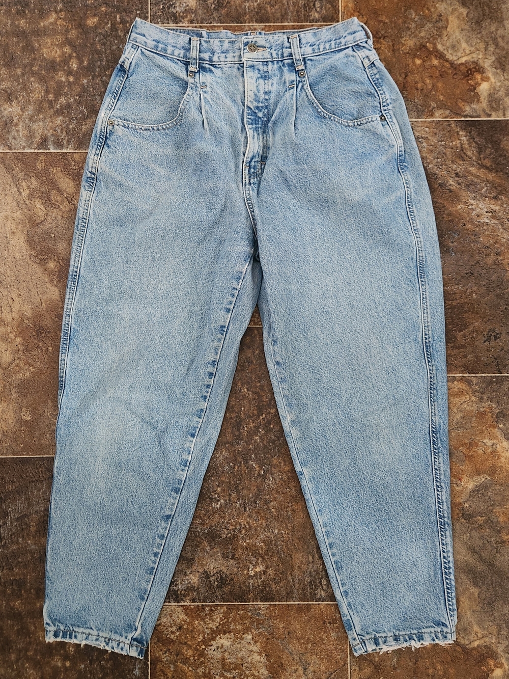 Vintage 1992 Y2K Brittania Womens Light Wash Jeans W29" L27" Petite High Rise